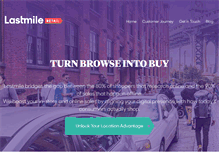 Tablet Screenshot of lastmileretail.com